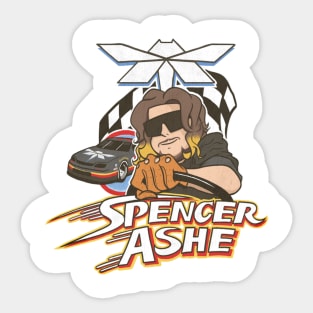 Spencer Ashe - Vintage Racer Sticker